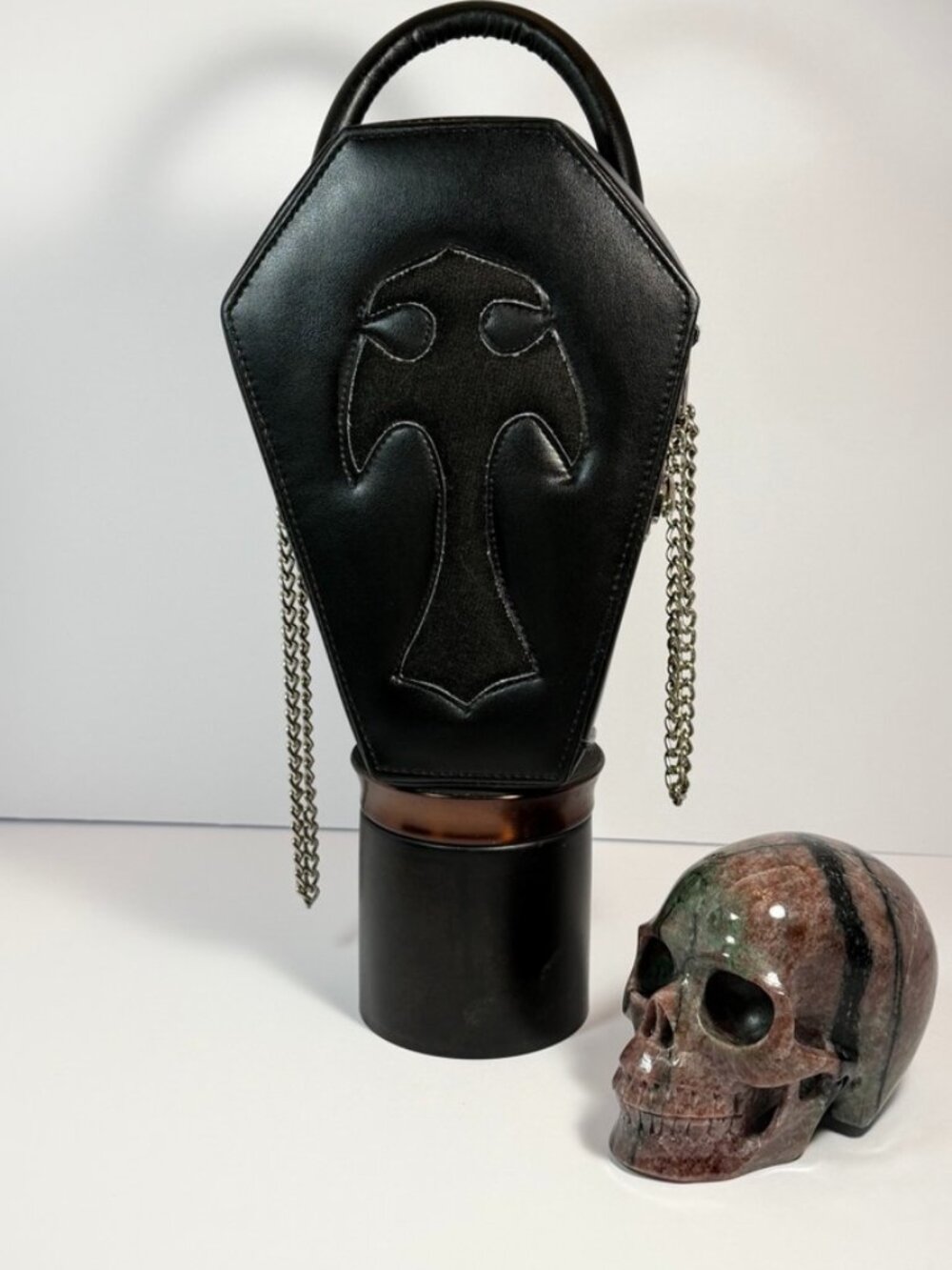 Vintage Y2K Demonia Coffin Purse Black